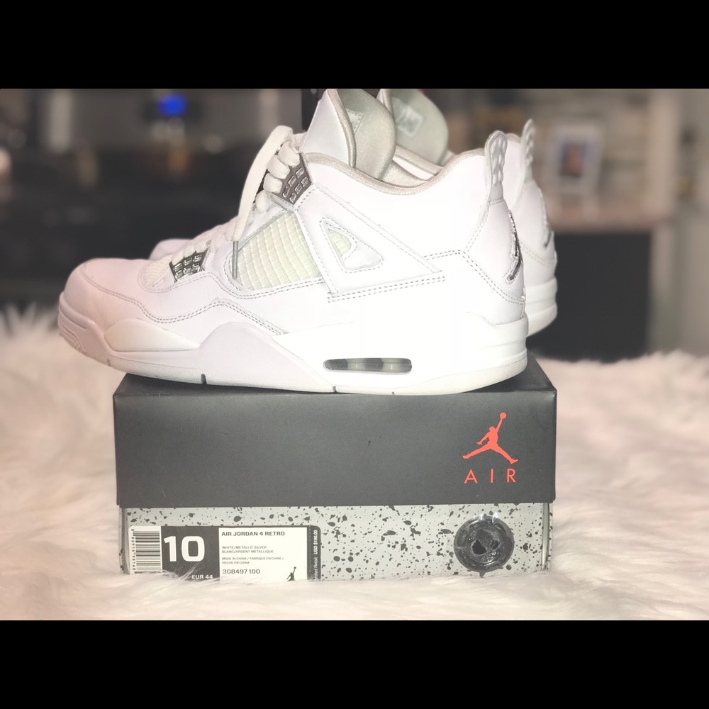 AIR JORDAN 4 RETRO “ PURE MONEY “ SNEAKER